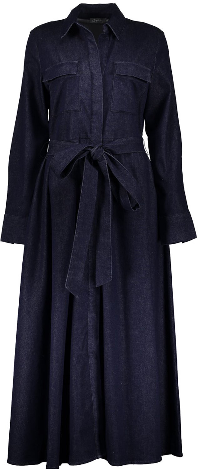 Geisha Dress long - 67500-10 - 880 Dark blue denim