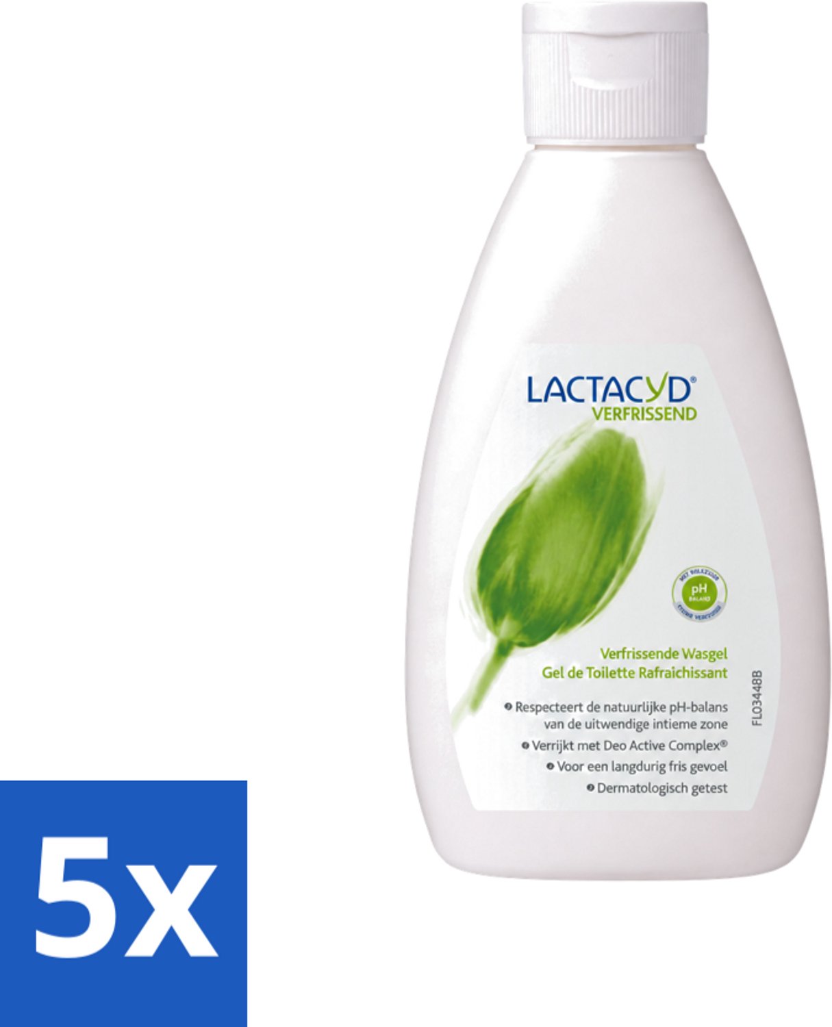5 x Lactacyd – Verfrissende Wasgel - 200 m - Voordeelverpakking - 5 stuks