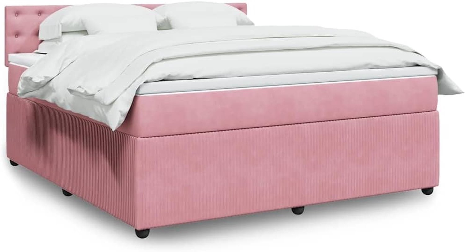 Pocketveringmatras boxspringbed roze 180x200 cm