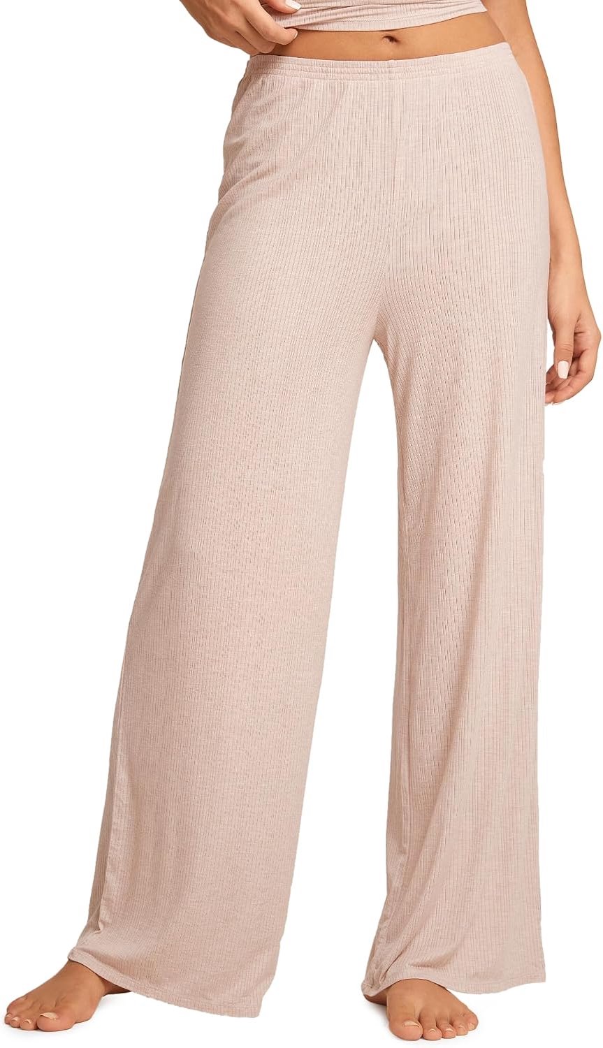 Modal geribbelde pyjamabroek