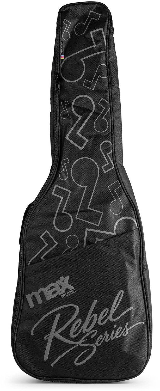 MAX EGB5 gitaartas voor elektrische gitaar - Gigbag met beschermende vulling en waterafstotend