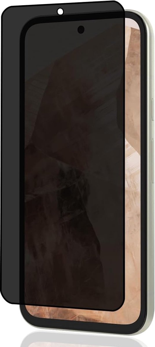 Displaybeschermfolie voor Google Pixel 8a, anti-spion, gehard glas, anti-vingerafdruk, krasbestendig, hardheidsgraad 9H, privacy voor Google Pixel 8a