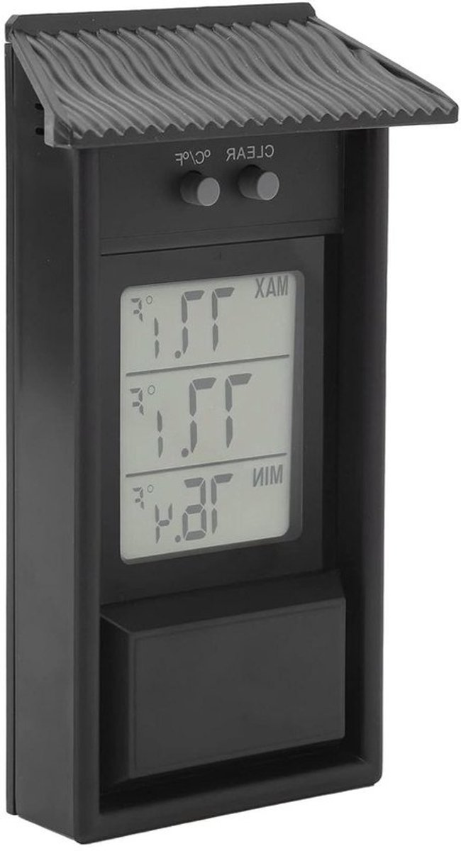 Allecto plus - Digitale Thermometer voor Buiten - Waterdichte Temperatuurmeter voor Tuin en Kas