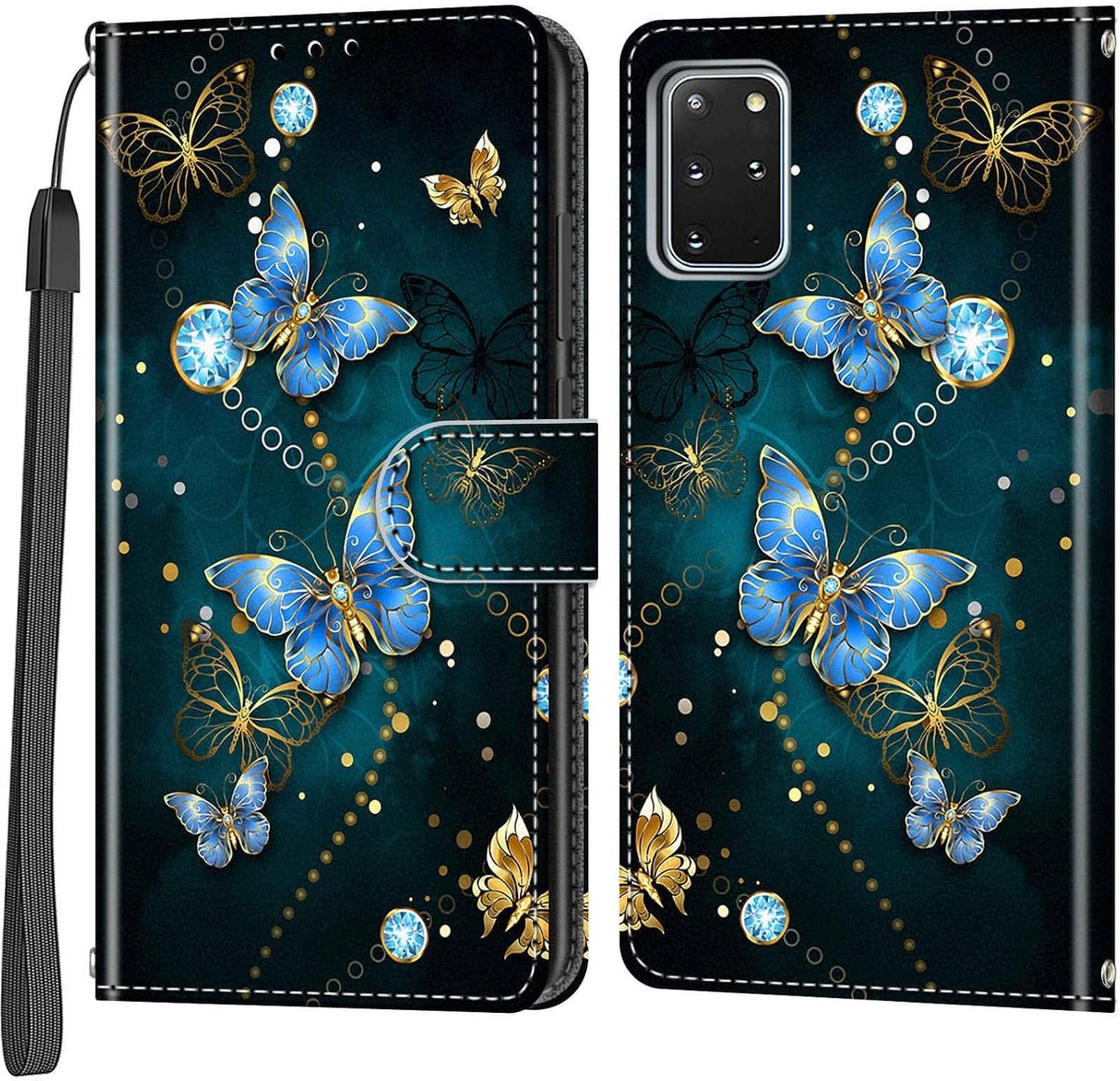 Telefoonhoesje voor Samsung Galaxy S20 Plus, vlinder