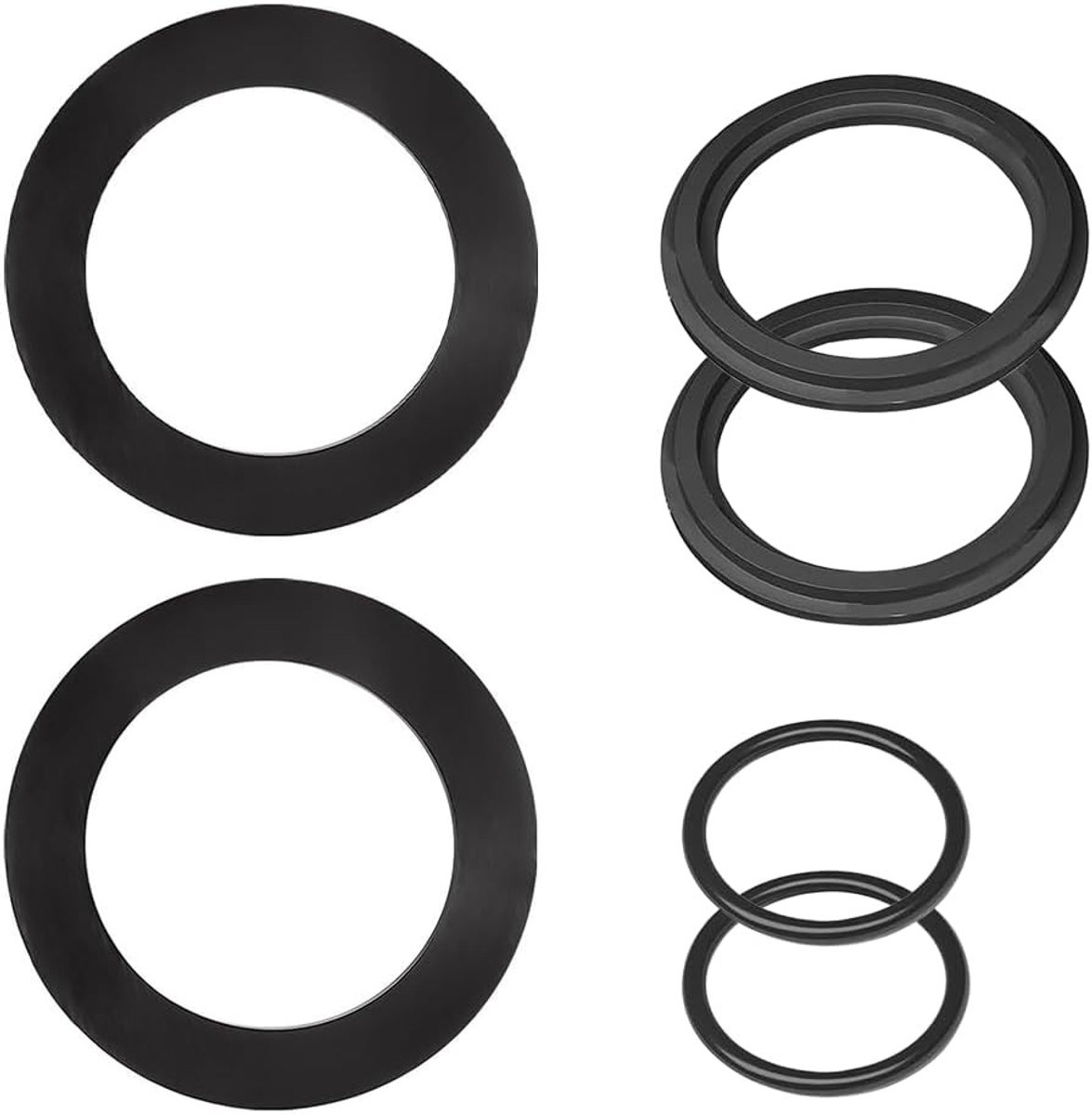 6 Stuks O-Ringen voor Zwembad, Sealing Rings voor Pomp, Rubber Washers en Rondseals voor Diverse Intex Onderdelen