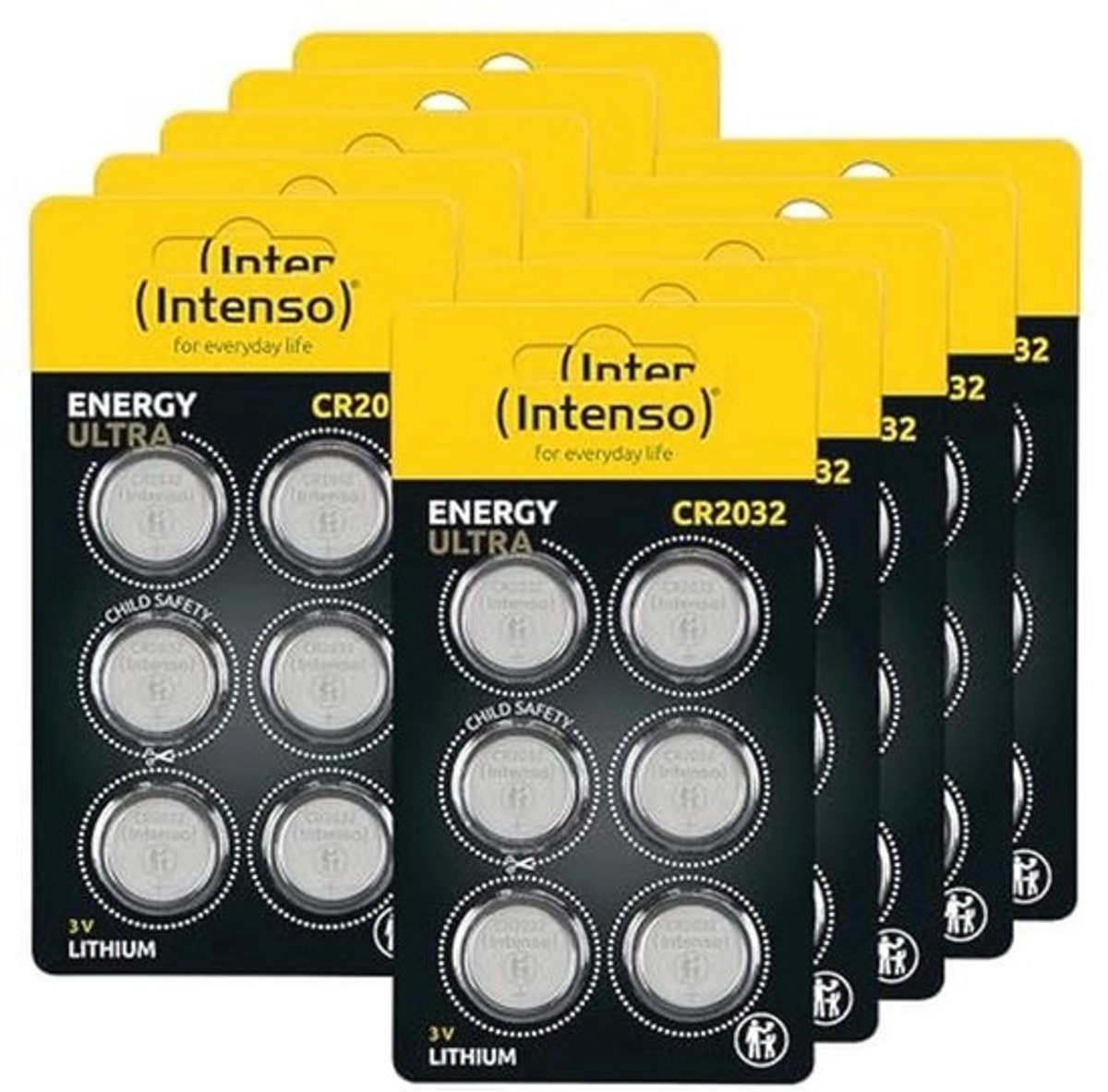 60 x Ultra Lithium Knoopcel CR2032 - 10 Blisters