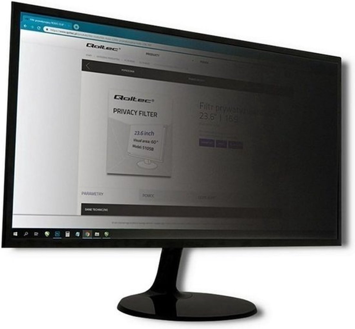 Anti-reflecterend privacyfilter voor 39,6 cm (15,6 inch) laptops