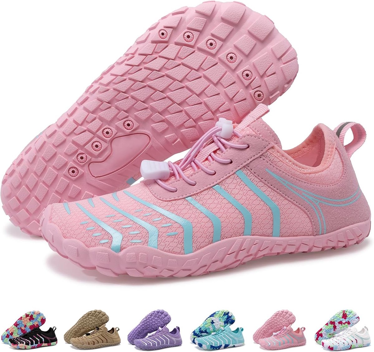 Barefoot Schoenen Womens Mens brede teen vak water schoen