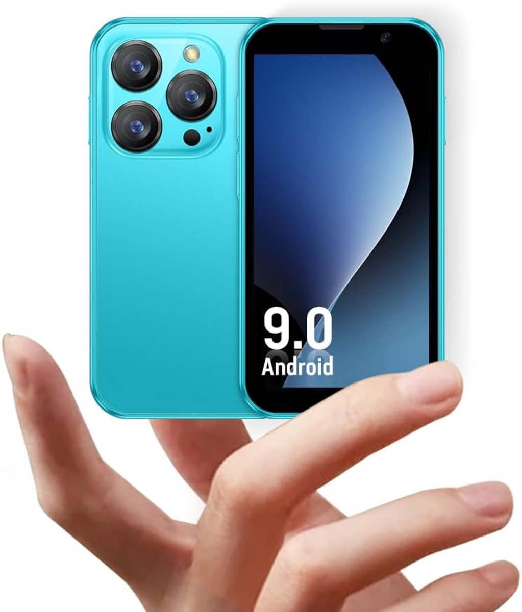 Smartphone XS18pro Unlocked Mini Smartphone, 3.0” Display, 900mAh Batterij, Ultra Slank Lichaam, 5MP Camera, Beste Cadeau voor Kinderen! (donkerblauw)