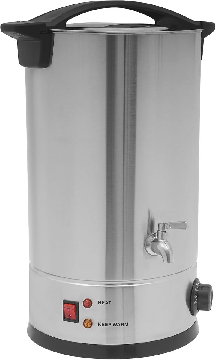 Wassmelter, elektrische wassmelter, voor doe-het-zelf wassmeltapparaat, kit, eenvoudige reiniging, kaarsen maken, 30-110 °C, kaarsenproductieset, 1,8 kW, roestvrij staal, elektrisch