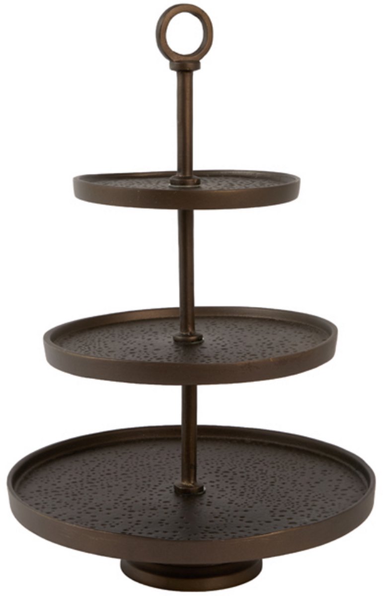Light & Living - Etagere LUTEK - Bruin - 32x32x48 cm
