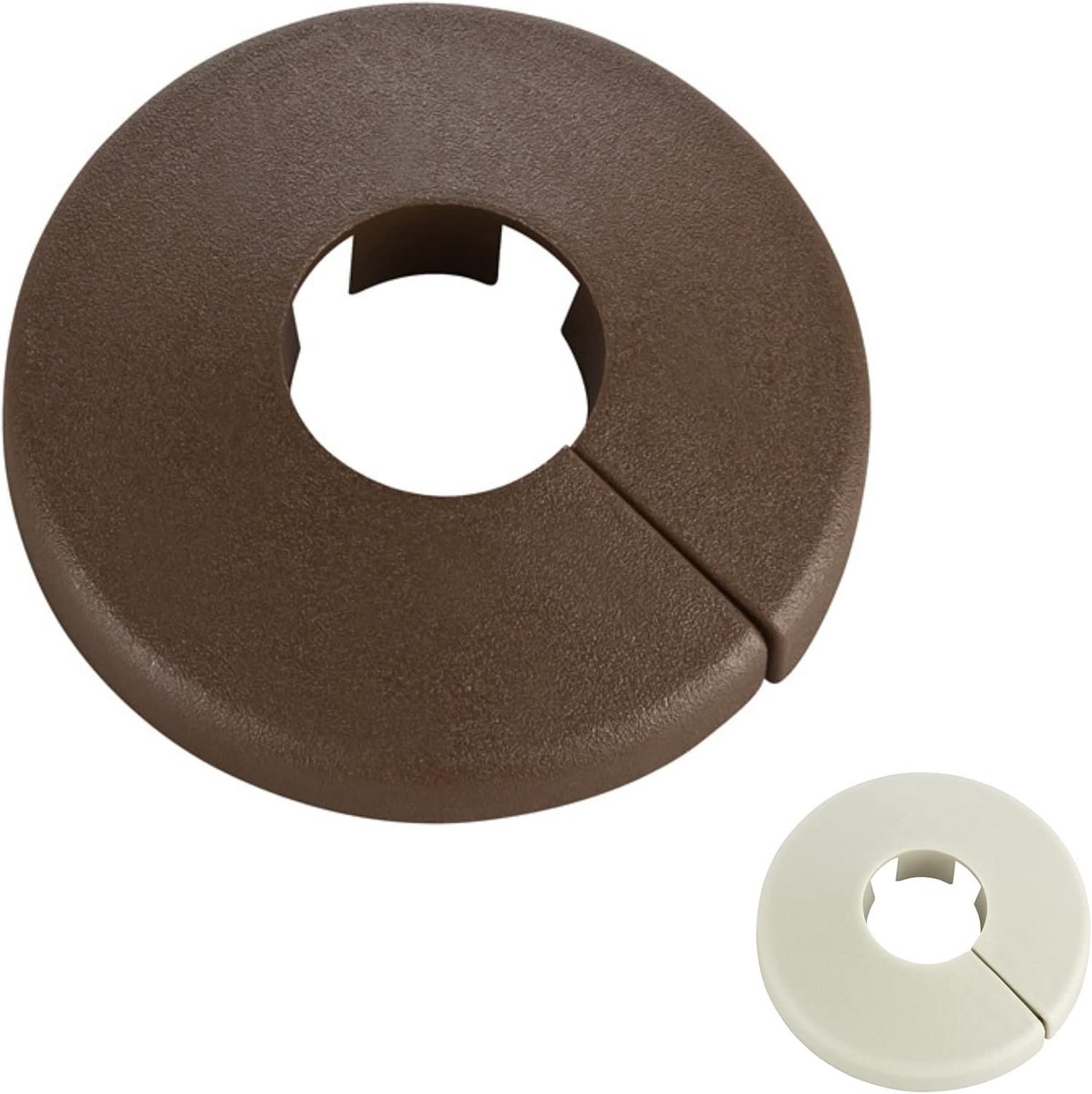 20 afdekrozetten voor alle soorten buizen en staven, Made in Germany, speciale kleuren met gepatenteerde clipsluiting, eenvoudige montage, hoge kwaliteit, buisdiameter 12 mm - 28 mm, buisbekleding