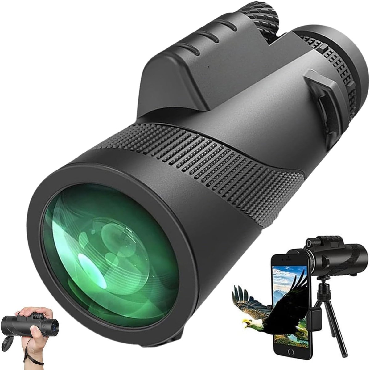 10-30 x 50 zoom monoculaire telescoop, verrekijker compact monoculaire, handige monoculaire telescoop, monoculaire telescoop, met smartphonehouder statief, voor wilde dieren, vogelobservatie, wandelen