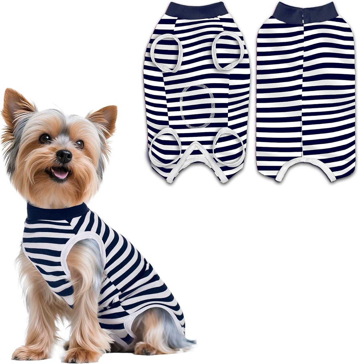 Honden Operatiepak Vrouwtje Mannetje Hond Herstel Lichaamspak Na Operatie, Zacht Katoen Chirurgisch Herstel Vest Huisdier Medisch Shirt Knoop Sluiting, Wond Bescherming