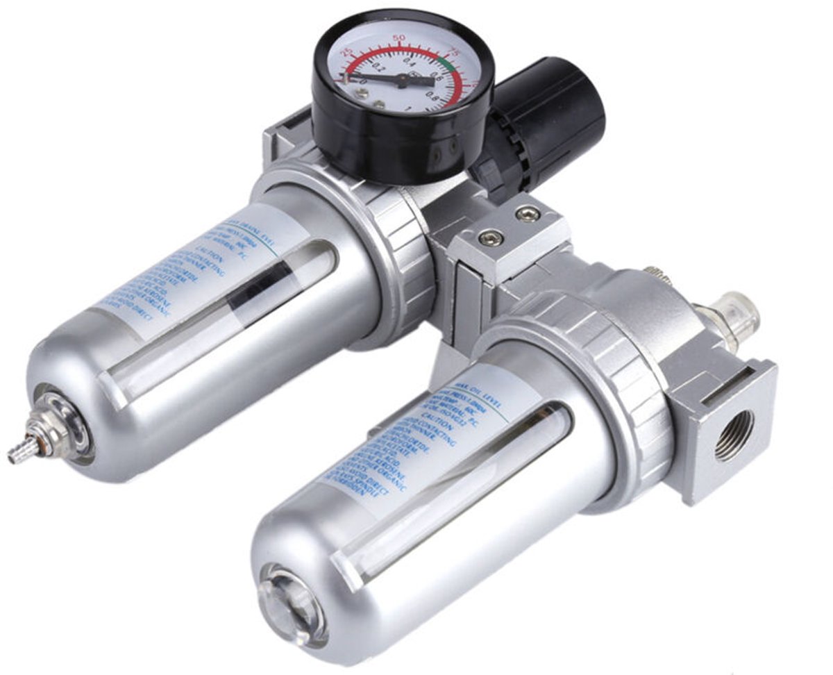 SFC300 3/8-inch luchtfilter, conditioner, reinigings- en scheidingsgereedschap geschikt voor water- en vochtvangers.