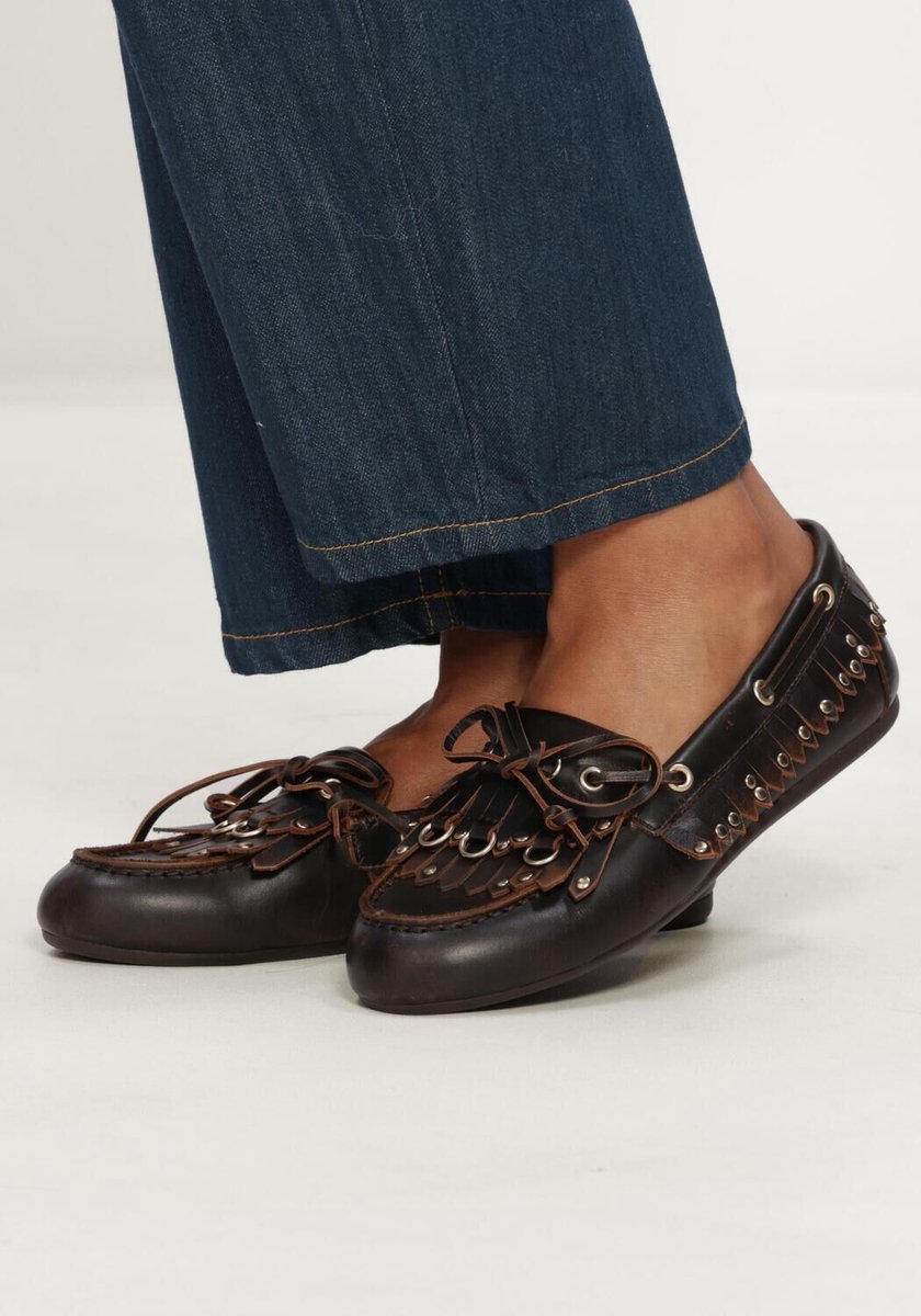 Bibi Lou Aurelie Loafer Mocassins Dames - Instappers - Bruin - Maat 36