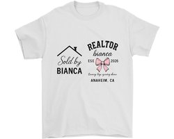 Realtor Shirt – Sold by BIANCA – Professionele Outfit – Unisex T-Shirt voor Dames & Heren – Origineel Cadeau