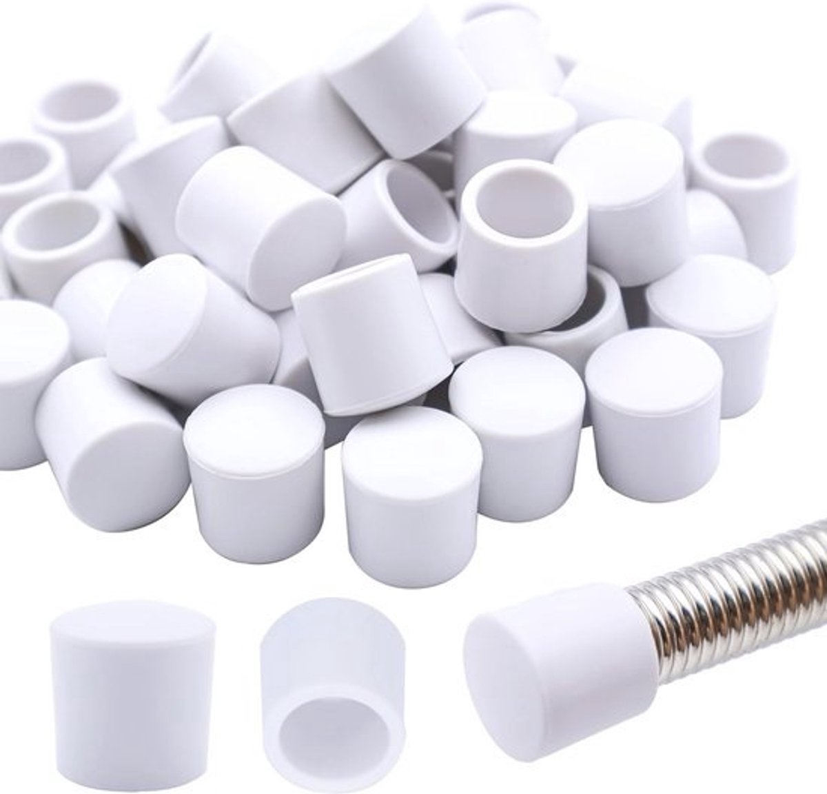 Rubberen Deurstoppers 20 Stuks - Deurstops voor Wand en Vloerbescherming