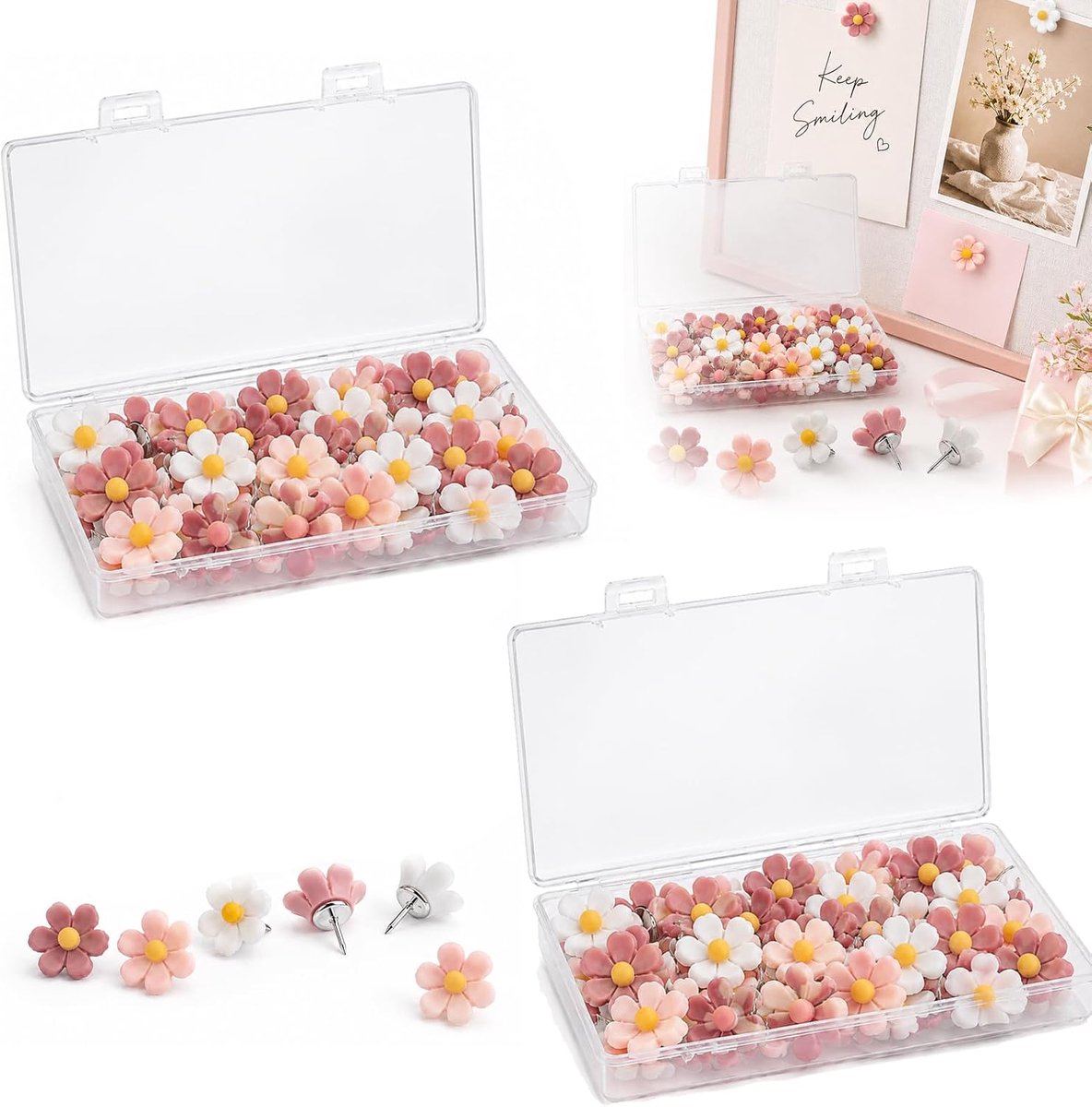 Punaises voor prikbord, creatieve decoratieve