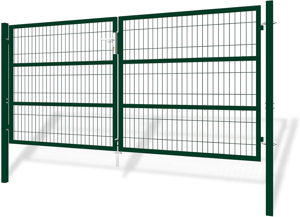 Draaipoorten met gaasvulling 3m RAZO 300B140 Mosgroen