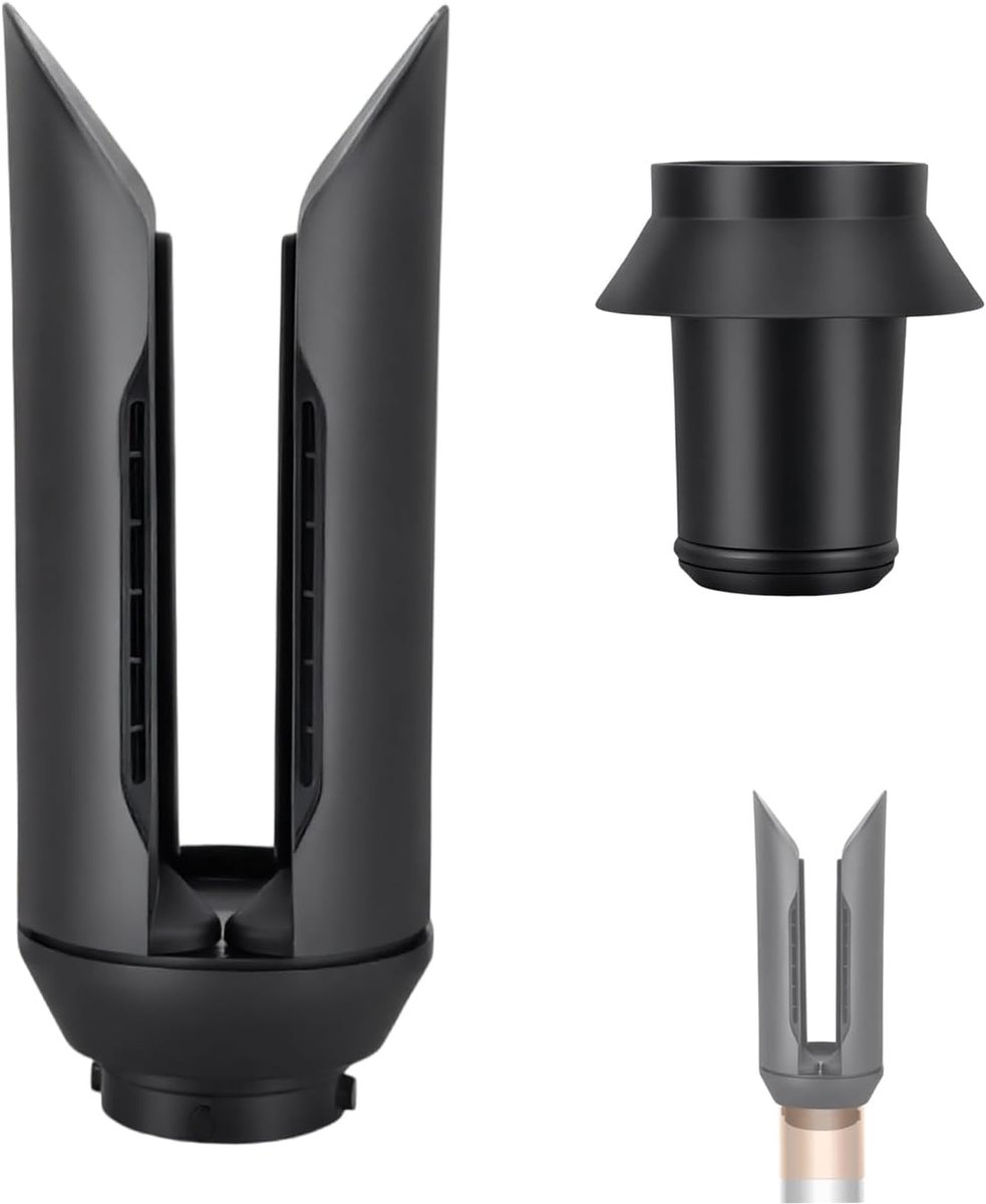 Stijltang voor Dyson Airwrap HS01/HS05/HS08, krultang-stijltang gladmaken compatibel met Dyson, met adapter