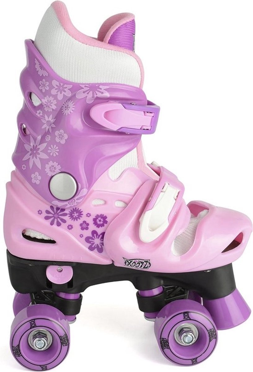 Verstelbare gevoerde quad voor meisjes - roze.