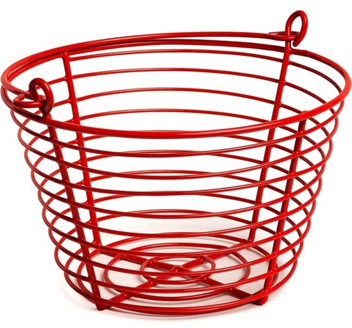 Eiermand 20,3 cm diameter voor 24-36 eieren rood