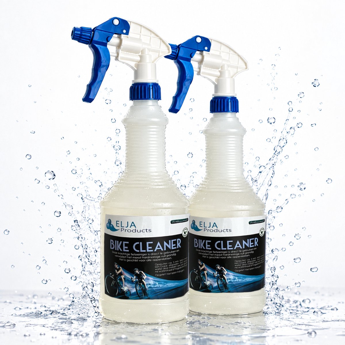 2x1L spray BikeCleaner voor professioneel onderhoud | Fietsreiniger - kettingreiniger | GEBRUIKSKLAAR