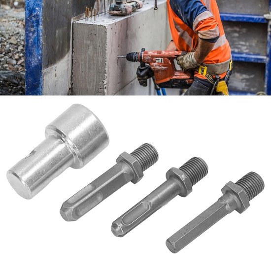 Adapter voor Boor met 1 tot 3 Drilling, Ronde Carbon Stalen Boorkop voor Tuin en Waterputten, Tuingereedschap Verbindingselement — afbeelding 4
