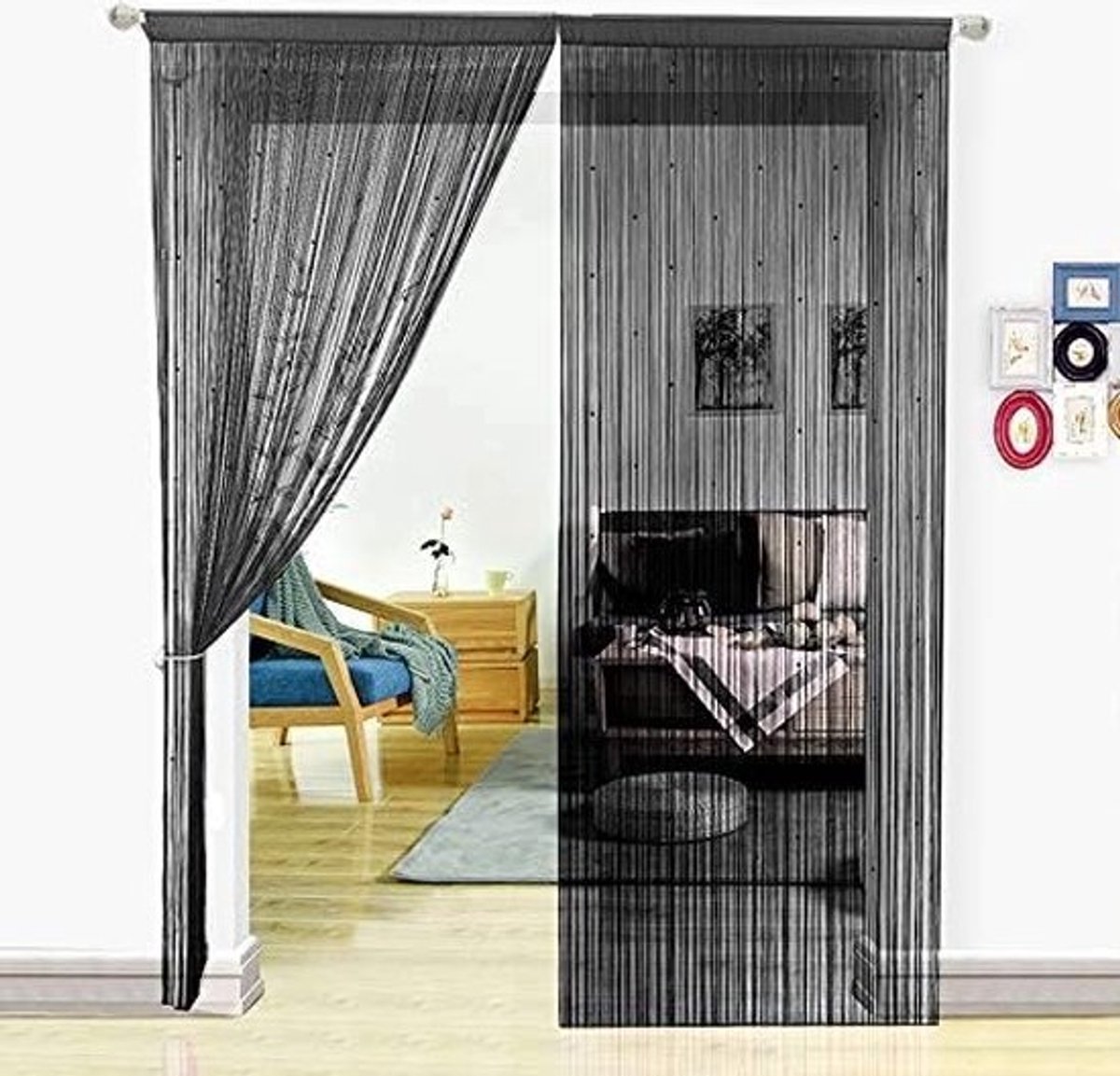String Gordijnen Voor Woonkamer Kraal Gordijnen Deur Gordijn Divider Home Decor