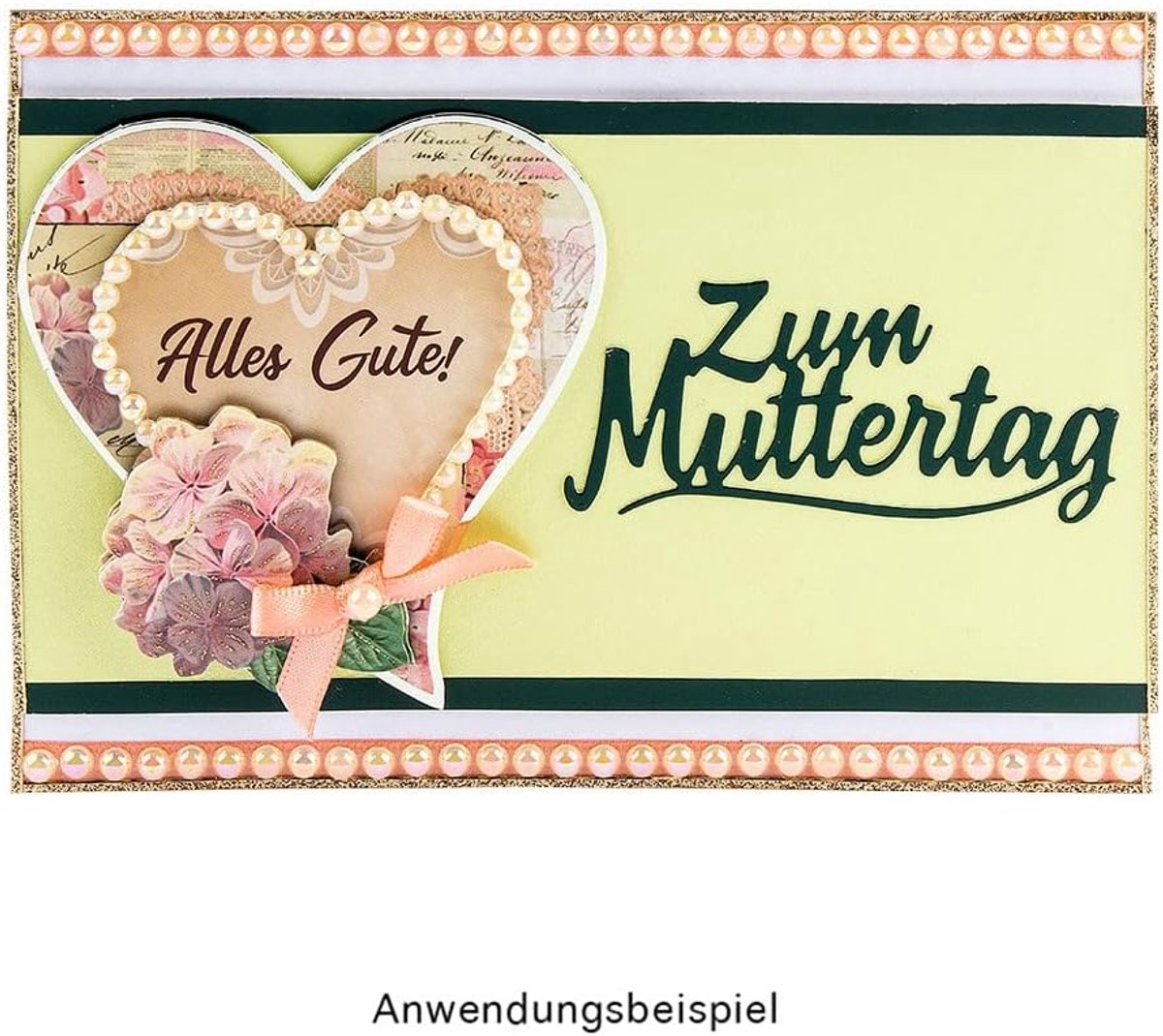 mit Herz 10 stuks 3D-patronen gesneden, ca. 7-10 cm, in een zakje | afbeeldingen om te knutselen en te versieren | doe-het-zelf wenskaarten | fotopatronen voor scrapbooking en doe-het-zelf