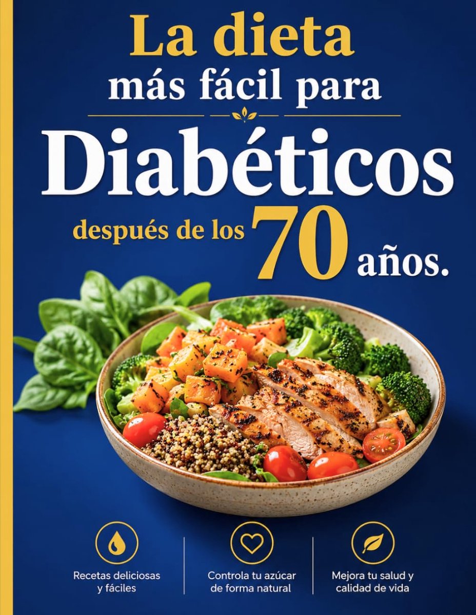 dieta más fácil para Diabéticos después de los 70 años: Una guía sencilla, segura y deliciosa para comer bien para personas mayores con diabetes tipo 2