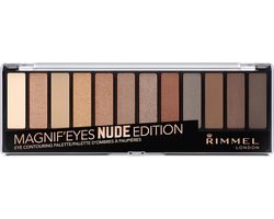 Rimmel London Magnif'Eyes Eyeshadow Oogschaduw Palet - 001 Nude Edition