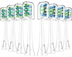 8-pack tandborstelopzet compatibel met Philips Sonicare vervangbare tandborstels – Borstelkoppen voor Philips Sonicare tandborstelkopen – Geschikt voor Sonicare W2 vervangbare tandborstels, Sonicare