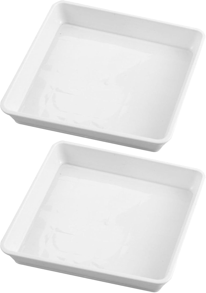 Schotels Van 15,7 Inch (40 Cm) Voor Lekbakken en Bloempotonderzetters Zonder Gat - Plastic Schotel Voor Drainage Van Potplanten