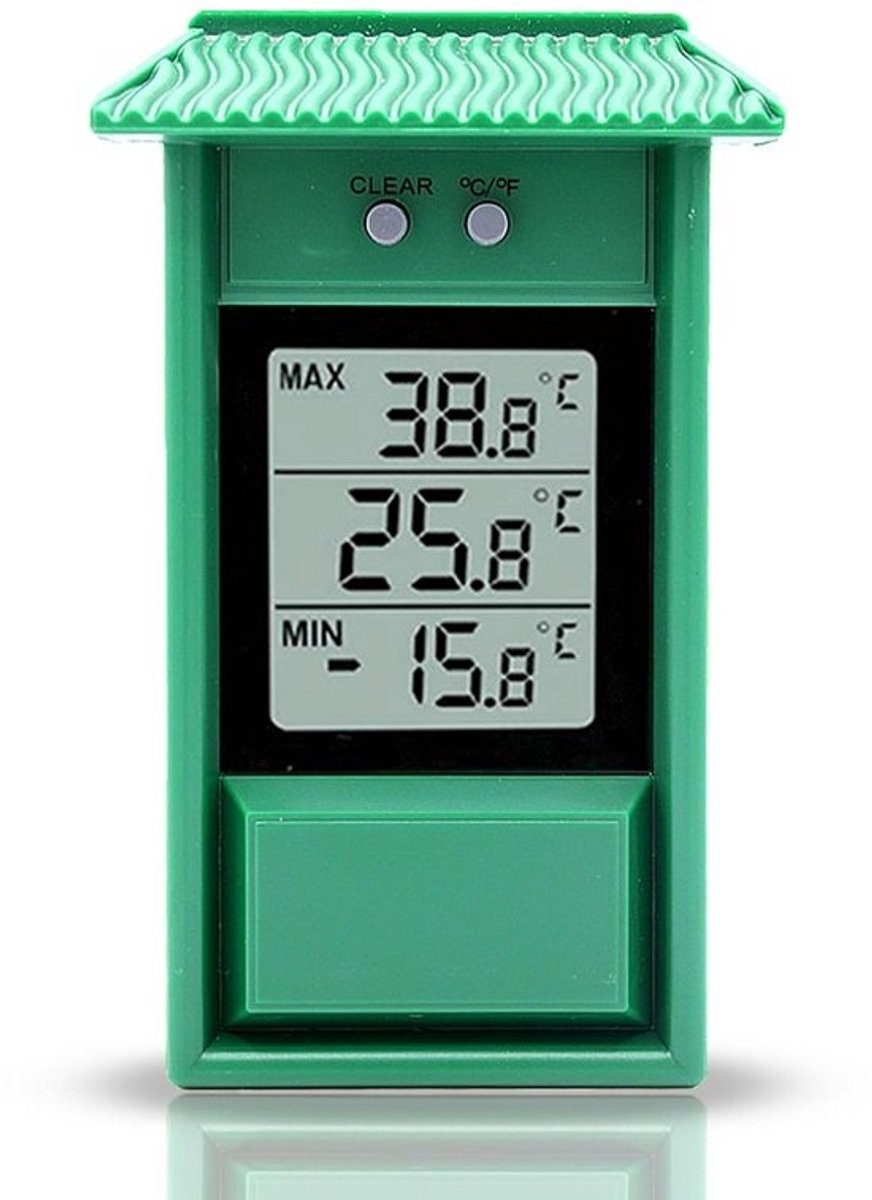 Digitale Kamertemperatuurmeter met Mini/Maxi Geheugen en Direct Aflezen