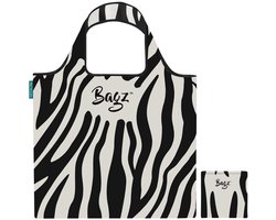 Bagz Safari Zebra Opvouwbare Boodschappentas