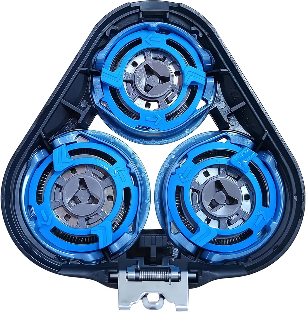 Vervangende Koppen Compatibel met Philips Series 5000 & 6000 Scheerkop (Alleen Ronde Mesbehuizing) - Nieuw & Verbeterd Ontwerp met Ronde Gaten