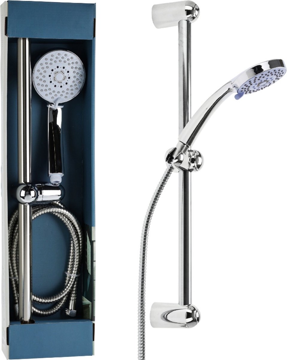 DoaBuy shower set Chrome zilver
