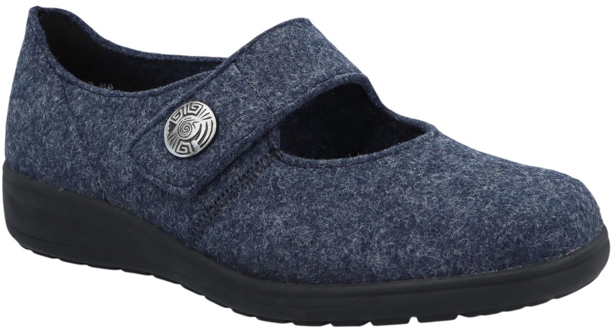 Solidus 29066-80242-K dames pantoffels maat 40 (6,5) blauw