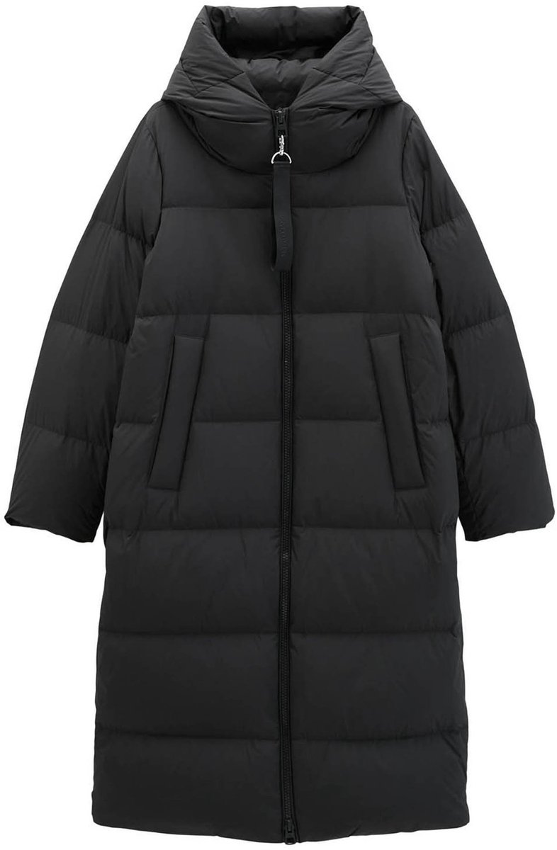 Marc O Polo Gewatteerd jack Woven Ourdoor Coat Puffer Coat Set van 1 Zwart