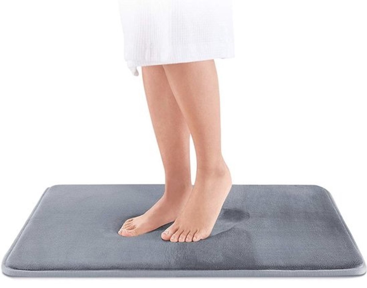 Zachte Badmat van Traagschuim met Antislip, Wasbaar en Comfortabel - 61 x 122 cm