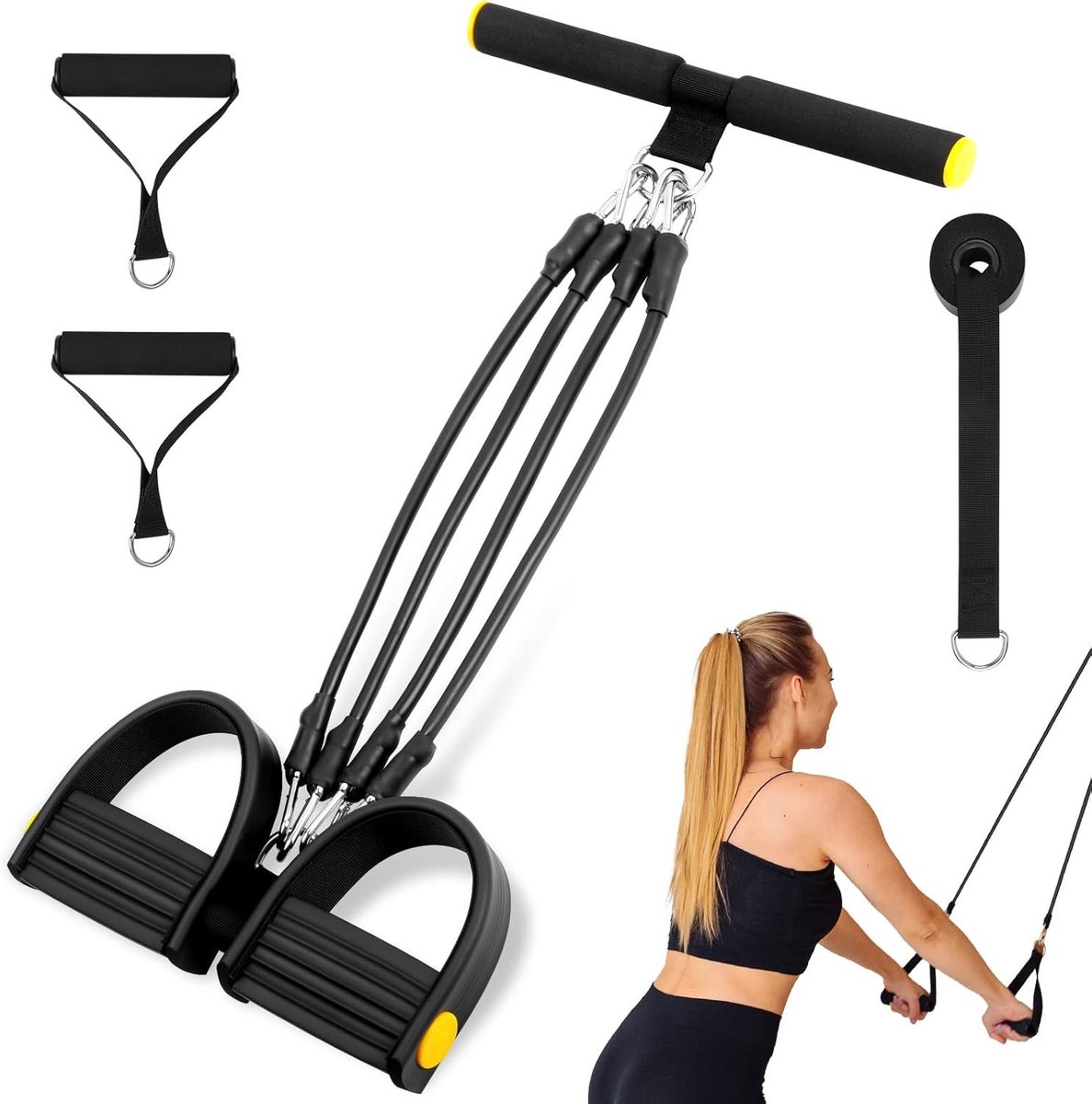 Tummy Trimmer borstvergroter en spiertrekker voor taille- en krachttraining, ideaal voor fitness en lichaamsversteviging