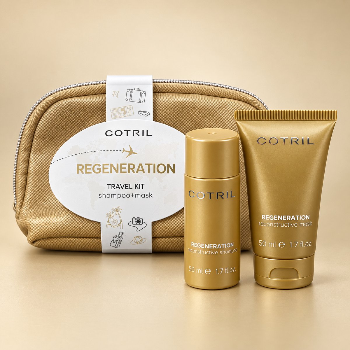 Cotril - Regeneration Travel Kit - Shampoo 50 ml & Mask 50 ml
