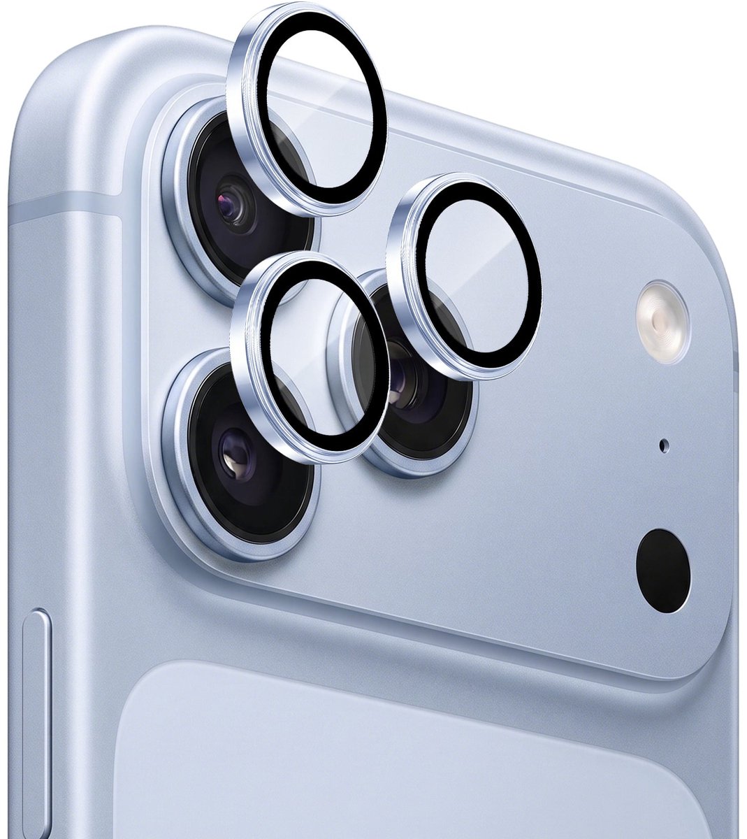 Camera Lens Screen Protector Geschikt voor iPhone 18 Pro / 18 Pro Max Licht Blauw - Screenprotector - Camera Protector iPhone 18 Pro Max