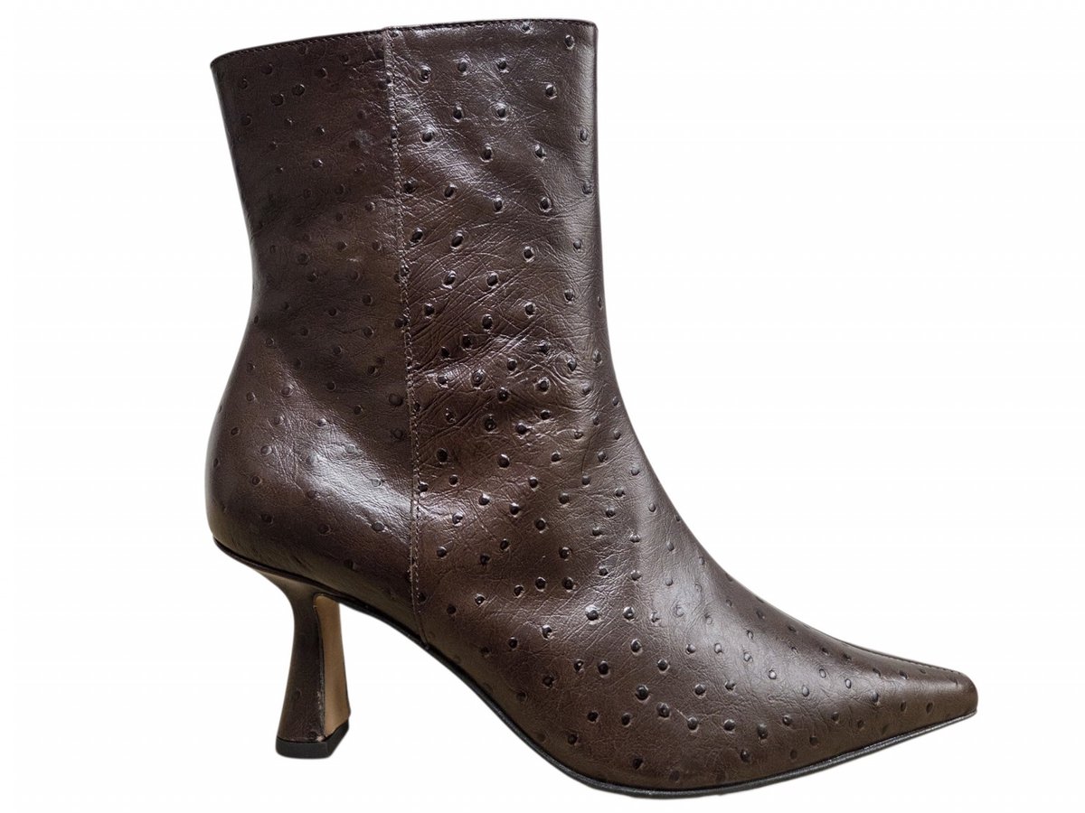 Angel Alarcon 26603 458C Ave Testa Enkellaarzen Bruin Leer Dames - Bruin - 41