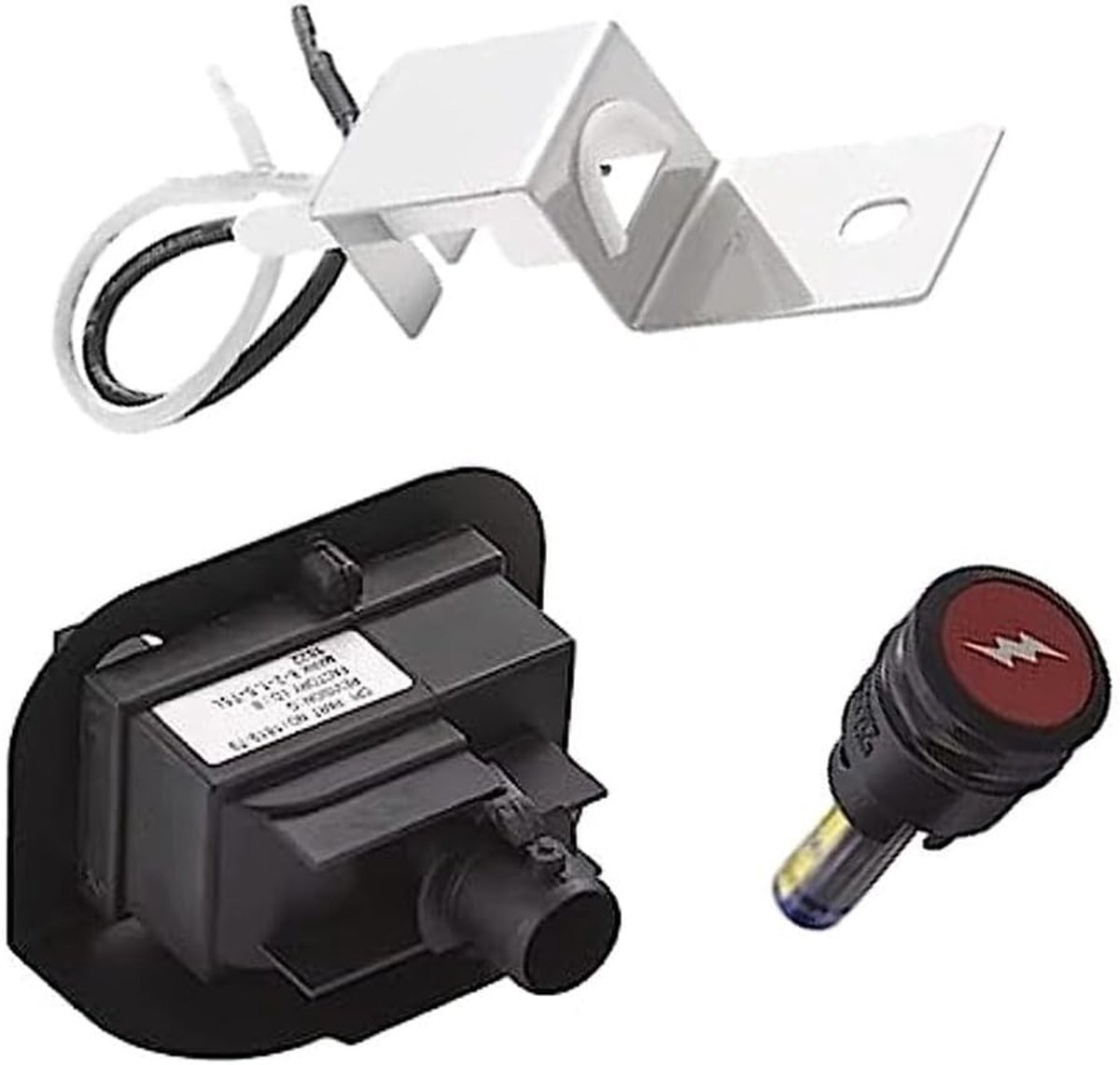 Pushbutton Ontsteking Kit voor Gasbarbecue - Vervangingsonderdelen voor Weber Q100 Q120 Q200 Q220 - Geschikt voor Gasgrills en Barbecue Accessoires
