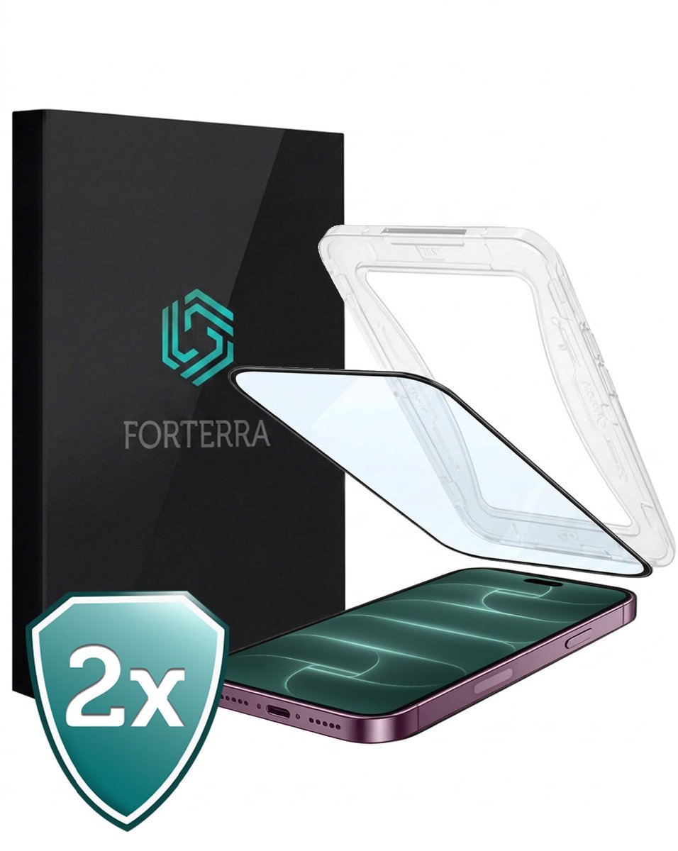 Screenprotector 2 Stuks - Geschikt voor Apple iPhone 18 Pro - Met Installatie Kit - Beschermglas - Gehard Glas - Tempered Glass - Screen Protector