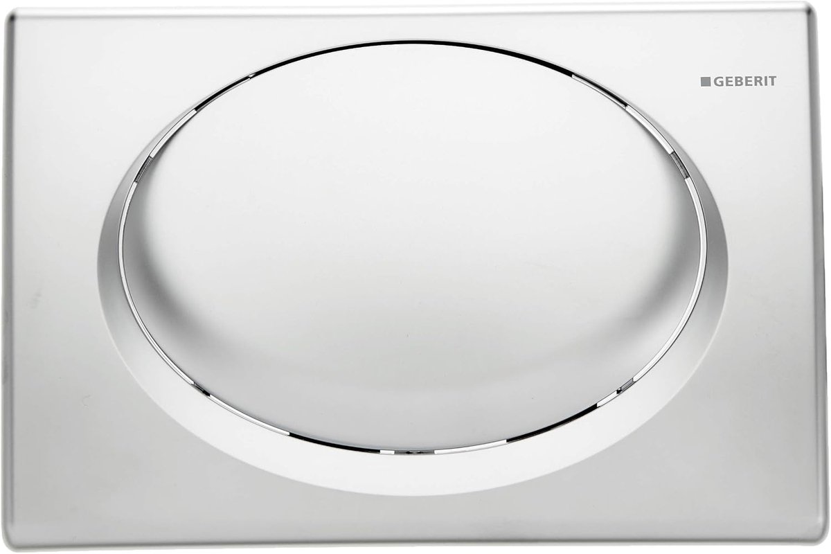 Geberit Rumba 115.750.46.1 - bedieningspaneel - zijdeglans metallic zilver