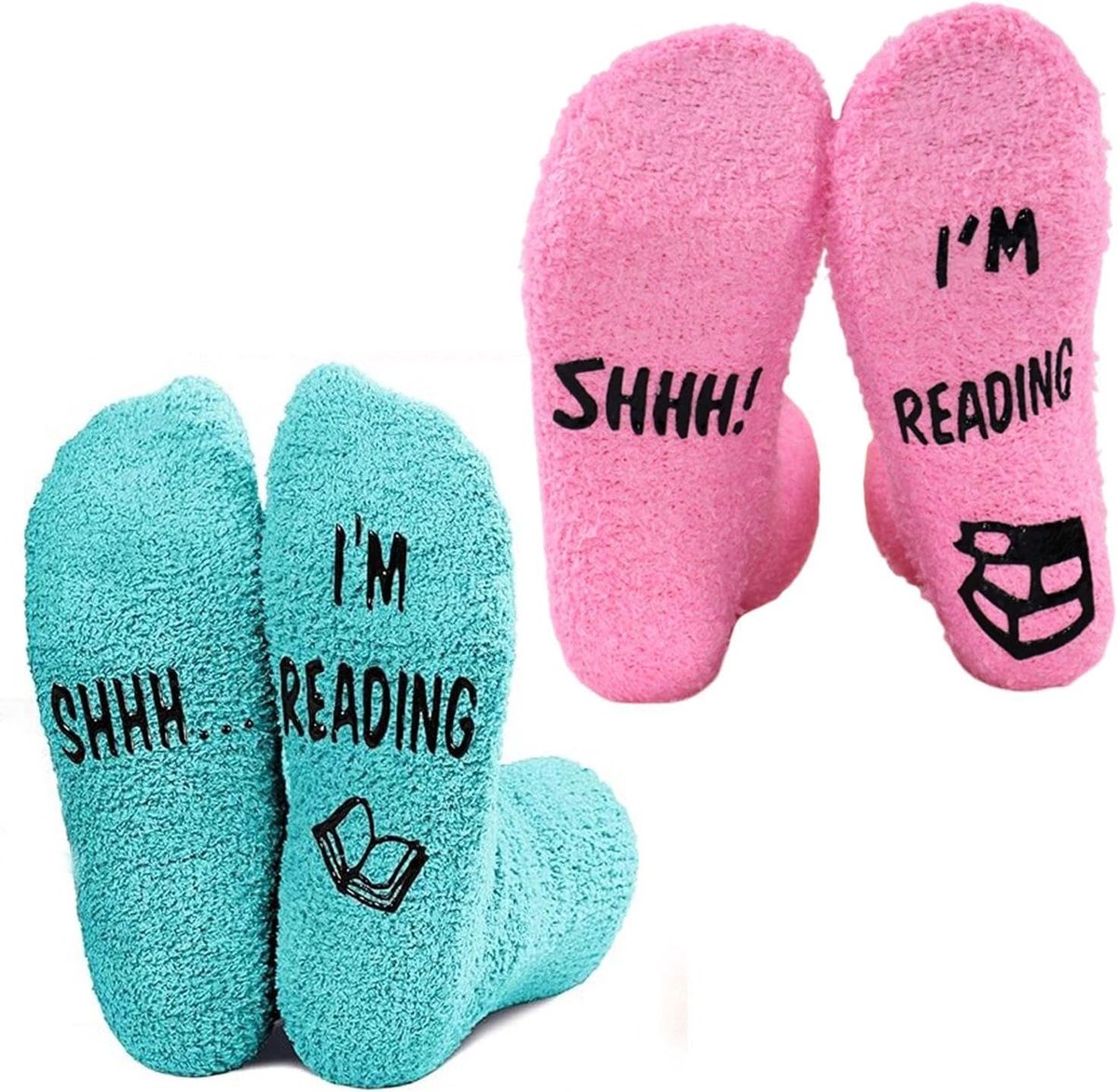 Sokken Met Fanthema, Sokken Met Literair Patroon, Casual En Comfortabele Katoenen Sokken, Geschikt Voor Dagelijks Gebruik (Roze, Meergroen).
